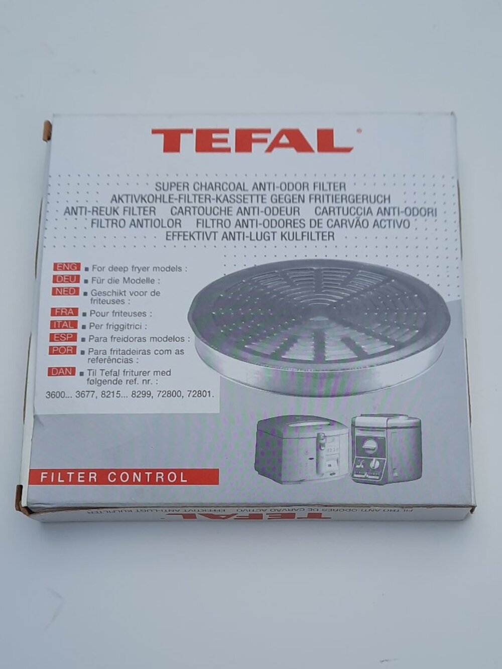 TEFAL Super Charcoal Anti Odor Deep Fryer Filter Control Model: 799-859 Te-Fal